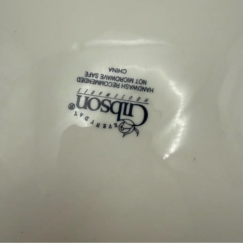 Vintage Gibson holiday poinsettia‎ serving platter